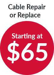 cable repair or replace starting price