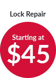 garage door lock repair starting price