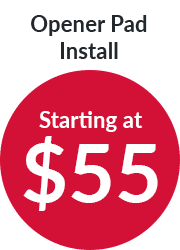opener pad install starting price