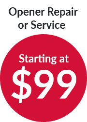 opener repair or service starting price