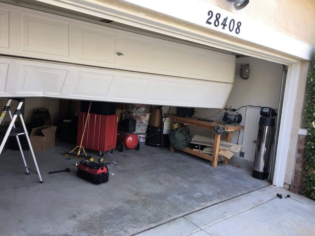 emergency off track service from AER Garage Door Repair